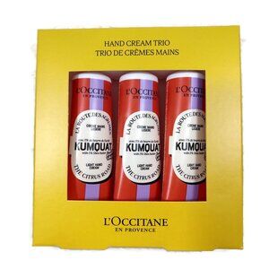 L'OCCITANE Limited Edition Kumquat Hand Cream Trio 30 ML X 3 NIB